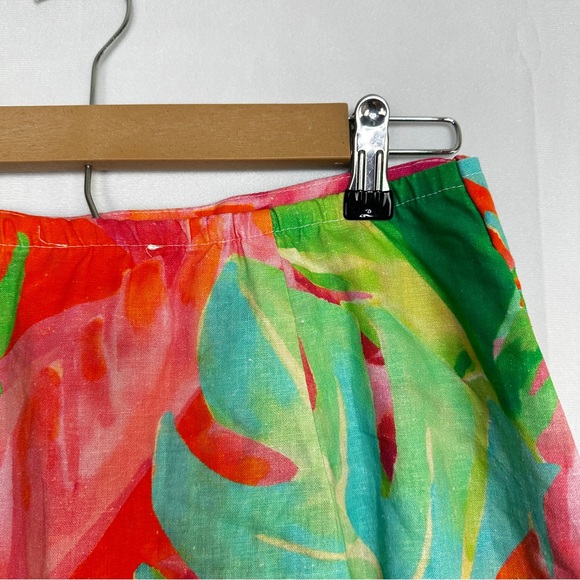 Show Me Your MuMu Vibrant Leaf Print Mini Skirt - Picture 6 of 10